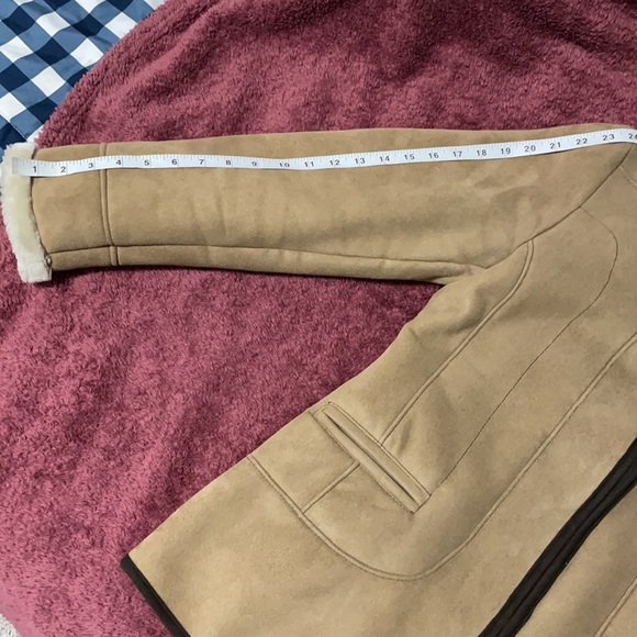 Suede with Polyester Fiber lining Jacket - Picture 7 of 8